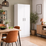 armario modelo aura dos puertas color blanco comedor