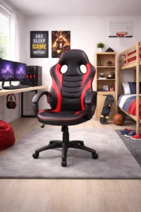 silla gaming roja seger setup moderno