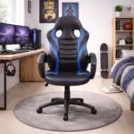 silla oicina y gaming modelo sof 14 color azul
