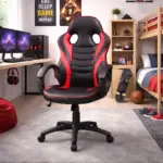 silla oicina y gaming modelo sof 14 color rojo