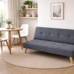 sofá cama unai color gris salón