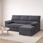 sofá modelo conde color gris salón simple
