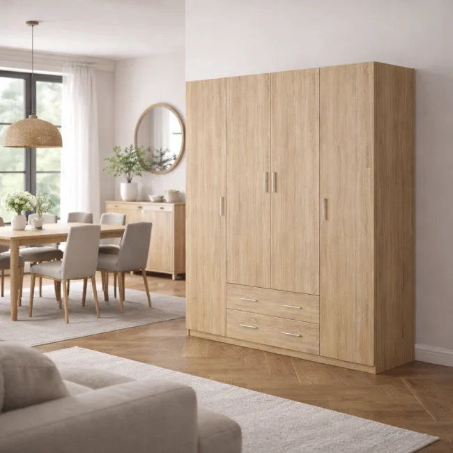 armario lund xl 4 puertas salon