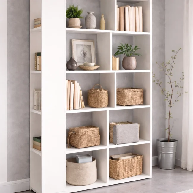 estanteria alta norden comfort salon moderno