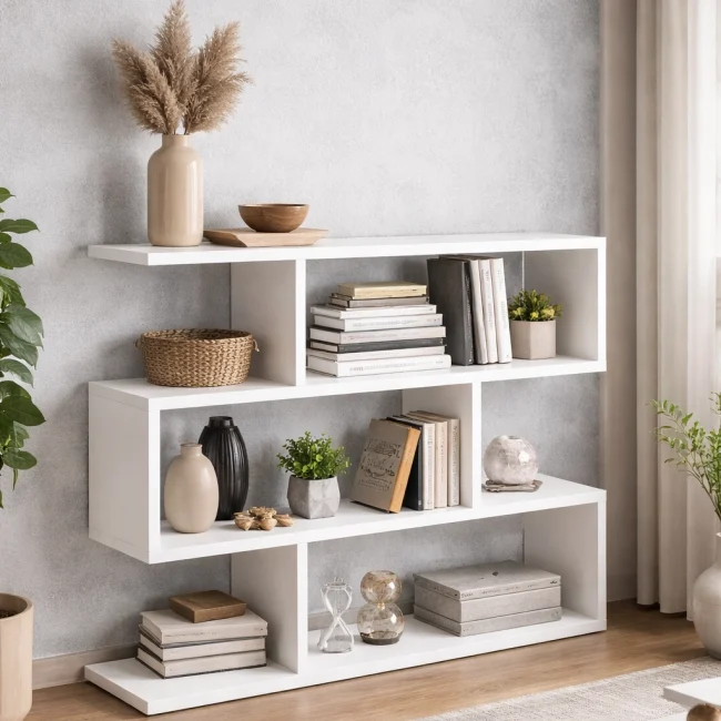 estanteria blanca essential minimalista