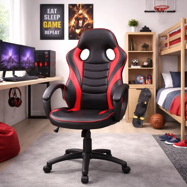 silla seger setup gaming rojo